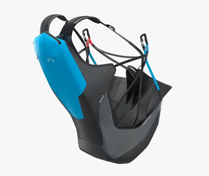 New paragliding harness Advance Bipax for sale