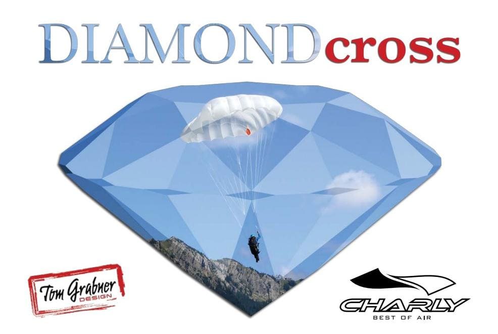 New paragliding rescue parachute Charly DiamandCross ST light 100 for sale