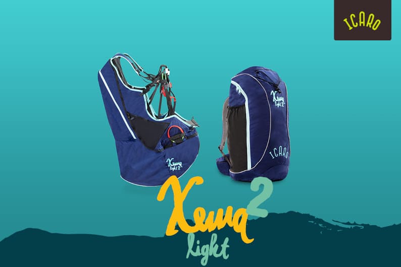 Icaro Xema 2 Light - The new ultralight reversible harness
