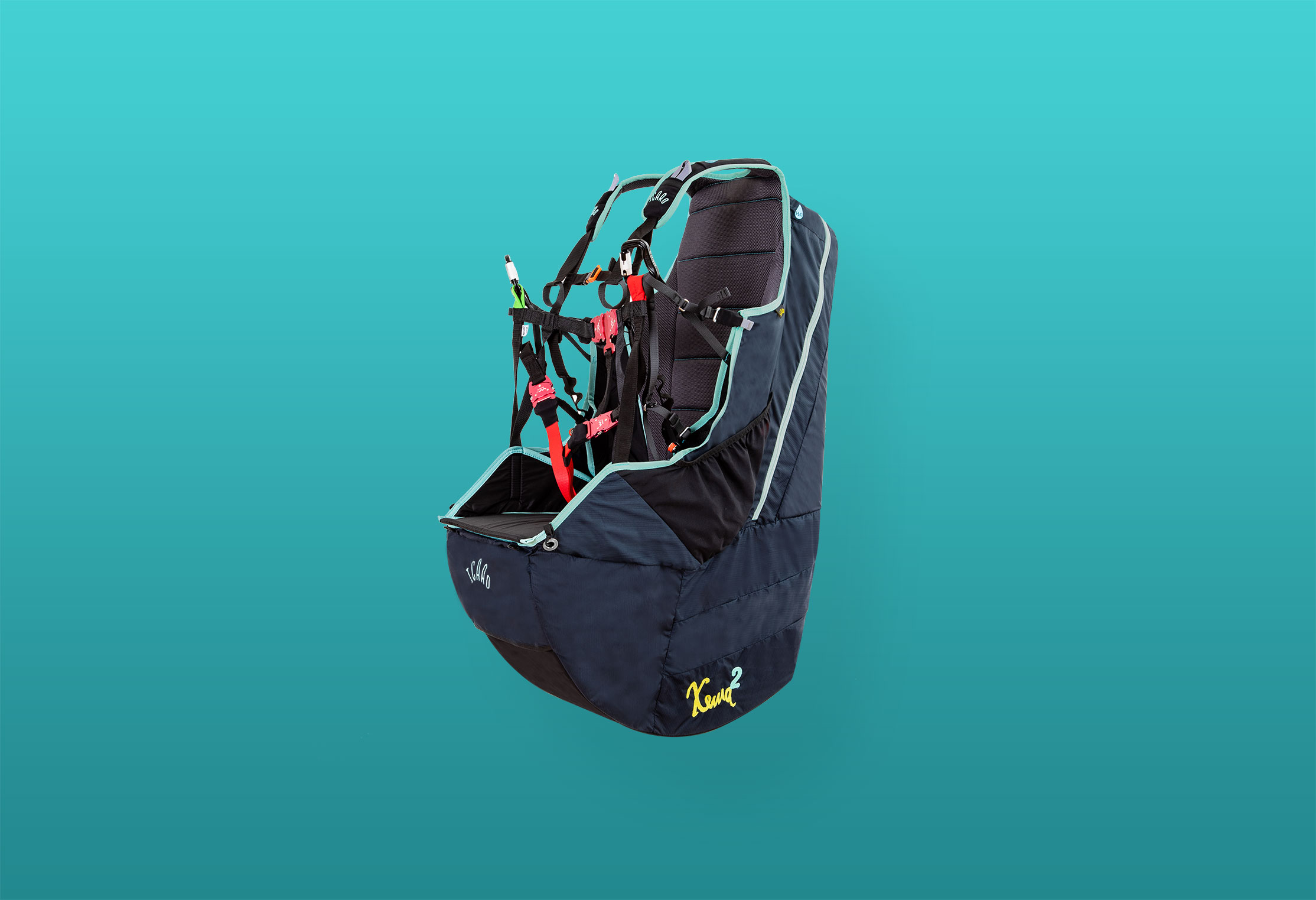 New paragliding harness Icaro Xema 2 for sale