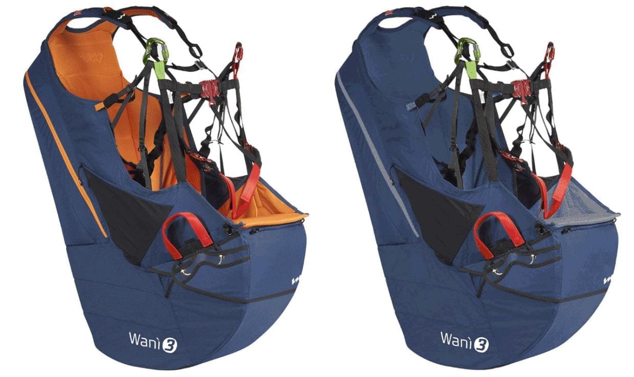 Paragliding harness Woody Valley Wani 3 for sale