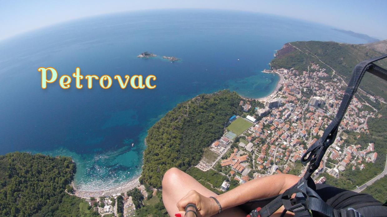 Eco-paragliding in Petrovac Montenegro