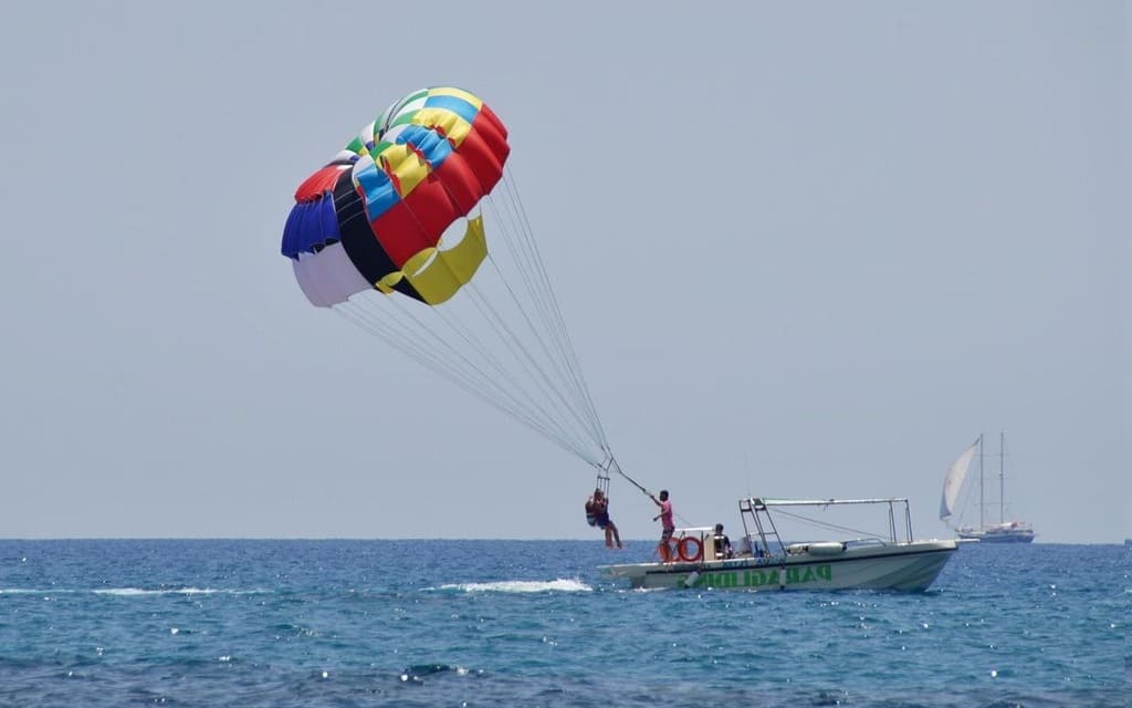 parasailing in Budva Montenegro 4