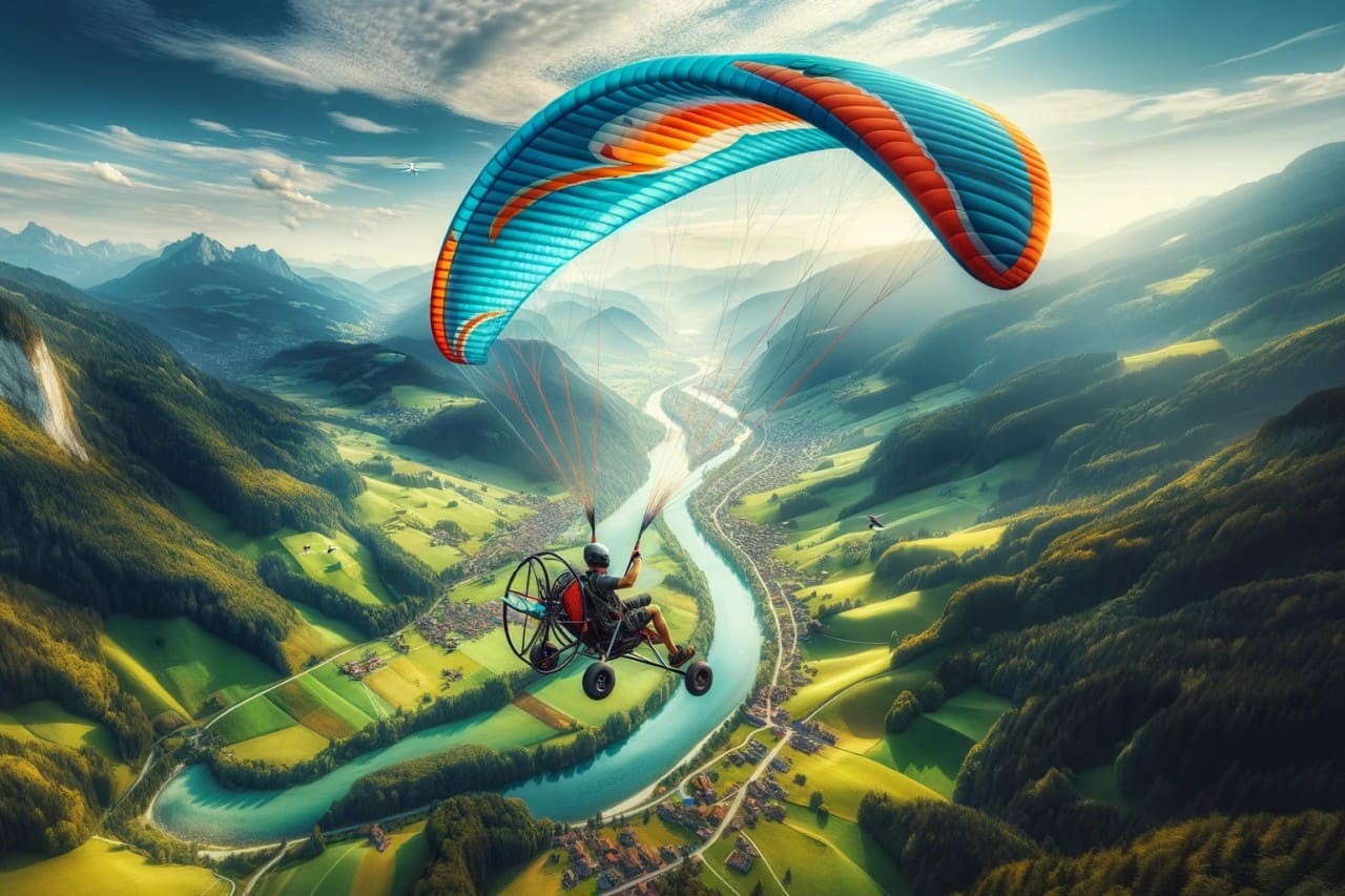 Flight Not Just in Dreams, but in Reality – With a Paraglider