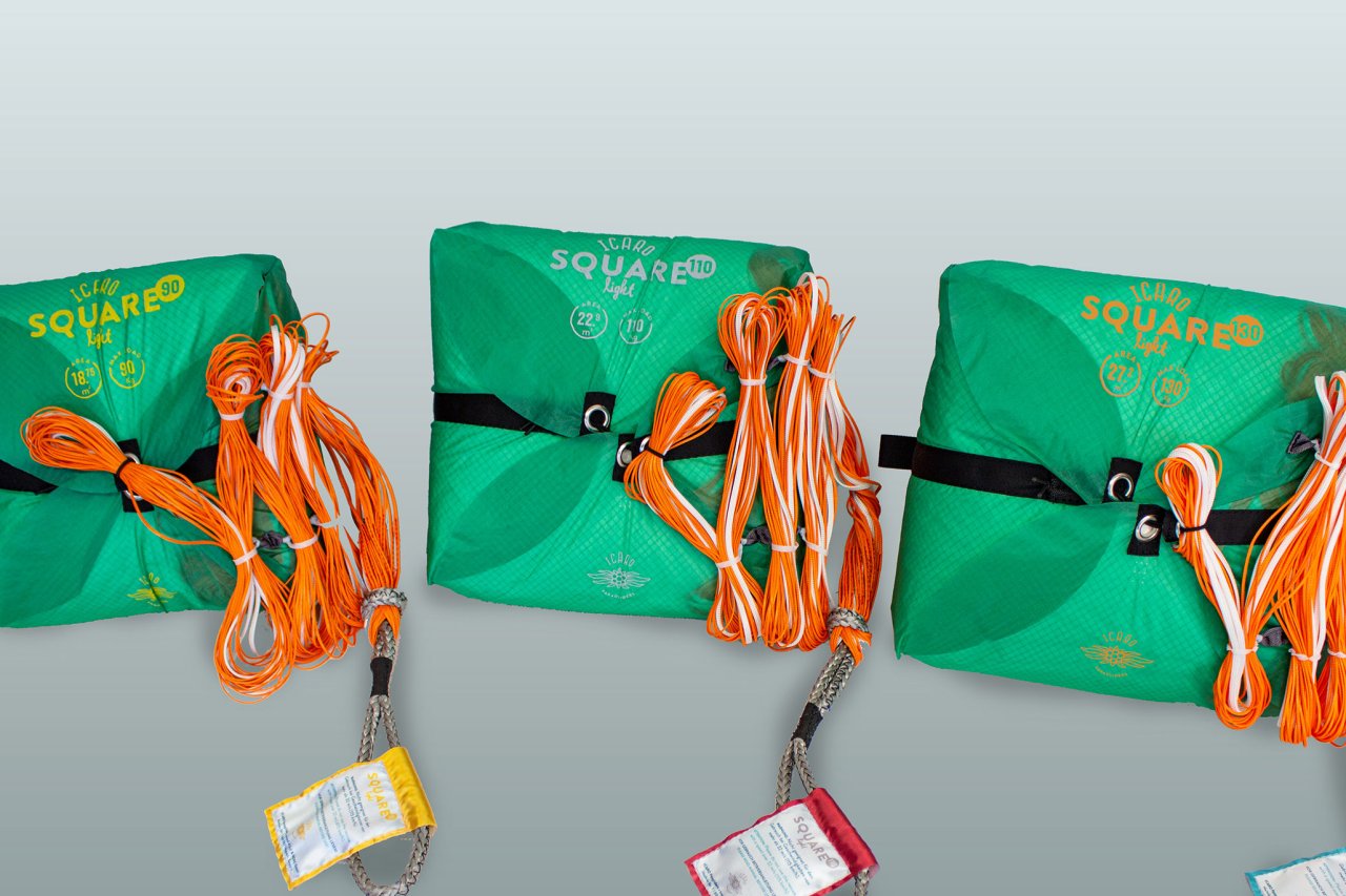 ICARO Square Light Rescue Parachute: Lightweight Safety for Paragliders